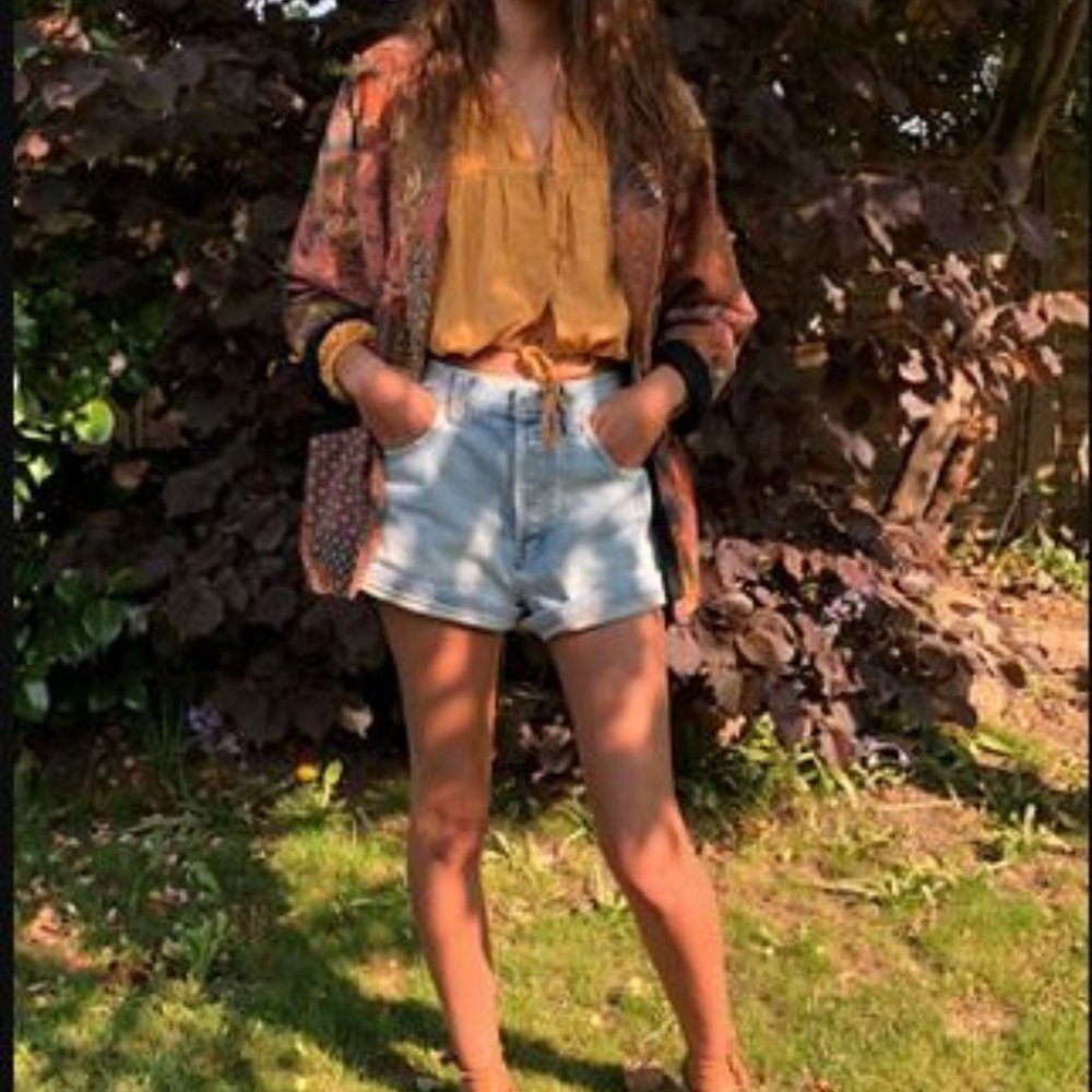 Free People We the Free Jean Shorts